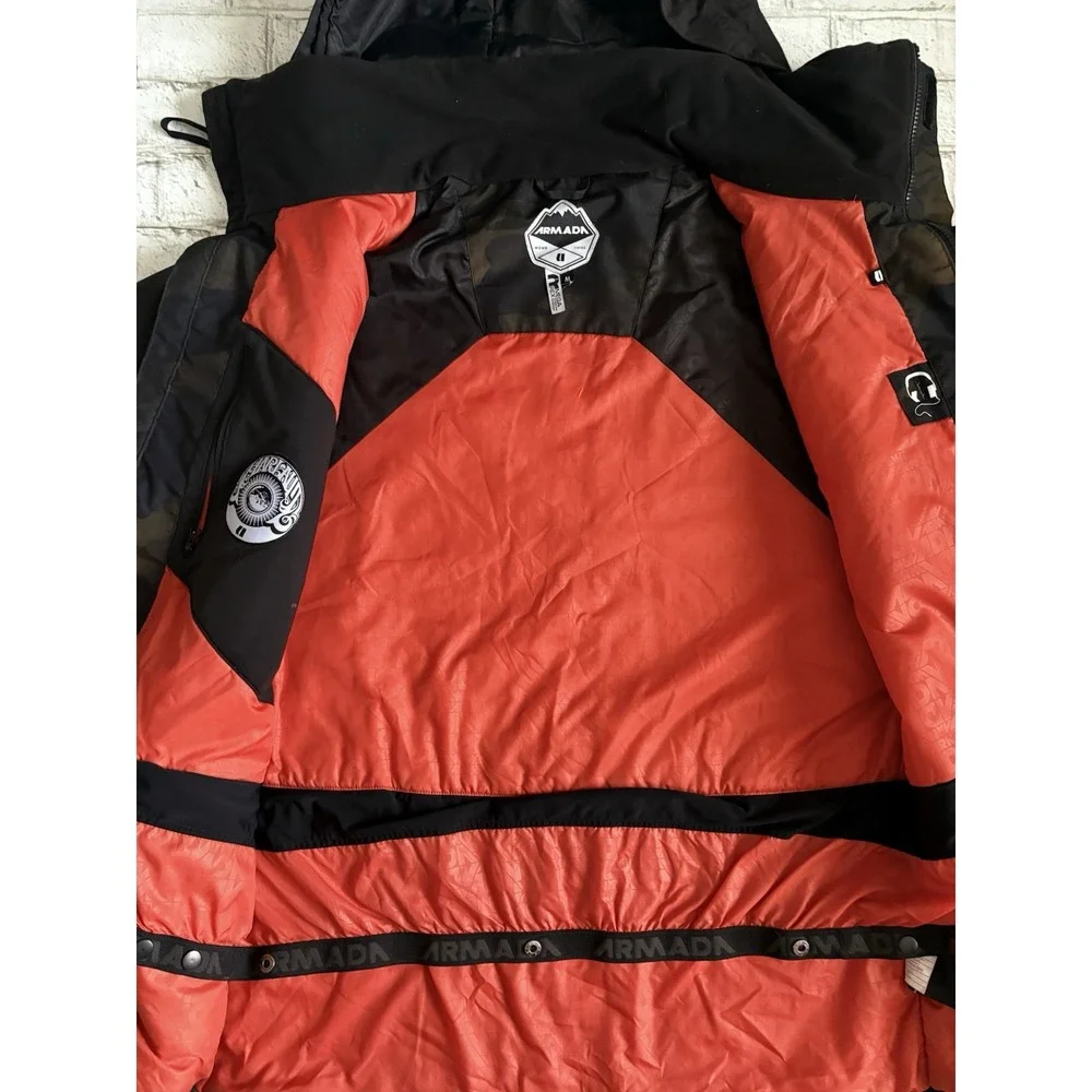 Armada Harlaut Insulated Ski Snowboard Jacket - Men's M Camo - Picture 8 of 11